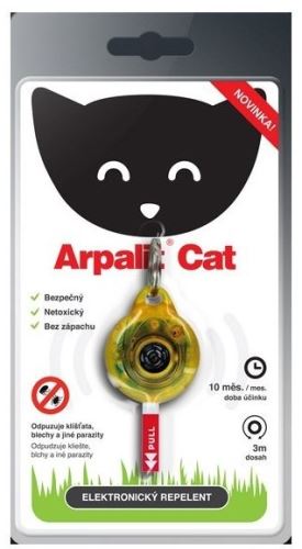 Elektr. odpuzovač klíšťat Arpalit Cat pro kočky 1ks