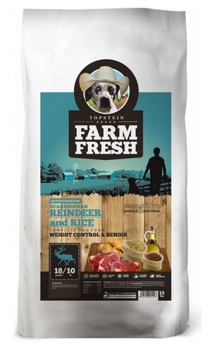 Topstein Farm Fresh Scandinavia Reindeer Weigh Control Senior 20kg