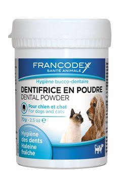 Francodex Pudr dentální pes, kočka 70g