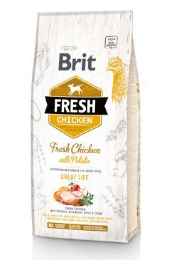 Brit Fresh Dog Chicken & Potato Adult Great Life 2 balení 12kg