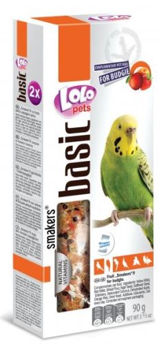 LOLO SMAKERS 2 klasy ovocné pro andulky 90 g