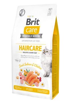 Brit Care Cat GF Haircare Healthy&Shiny Coat 2 balení 7kg