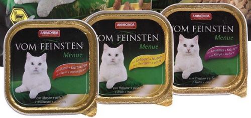 Animonda paštika MENUE - drůbež, těstoviny pro kočky 100g