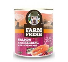 Farm Fresh Dog Salmon&amp;Herring+Cranberries konzer 750g