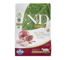 N&D PRIME CAT Neutered Chicken&Pomegranate 2 balení 10kg