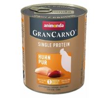 GRANCARNO Single Protein 800 g čisté kuřecí, konzerva pro psy