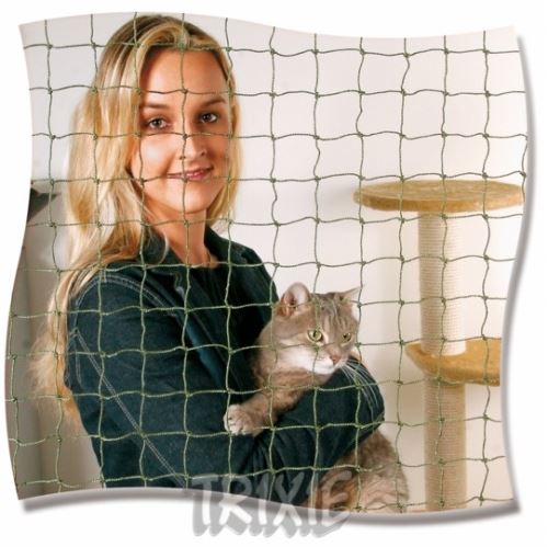 Ochranná síť pro kočky 4x3m transparentní