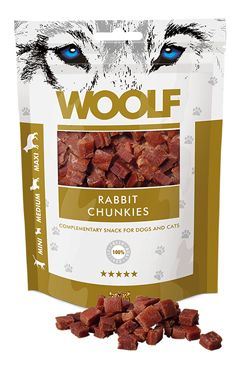 WOOLF pochoutka rabbit chunkies 100g