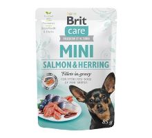 Brit Care Dog Mini Salmon&amp;Herring steril fillets 85g