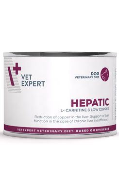 VetExpert VD 4T Hepatic Dog konzerva 200g