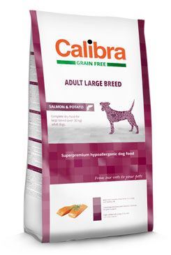 Calibra Dog GF Adult Large Breed Salmon 2 balení 12kg