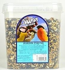 Krmivo ptactvo venk. směs Happy food 5,5l 3kg kyblík