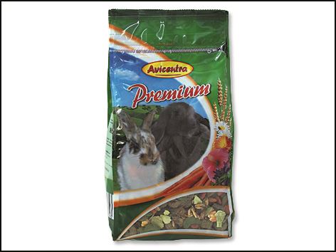 Krmivo AVICENTRA premium králík 850g