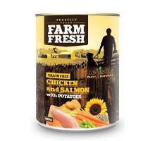 Farm Fresh Dog Chicken&amp;Salmon with Potatoes konz 800g