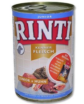 Rinti Dog konzerva junior kuře 400g