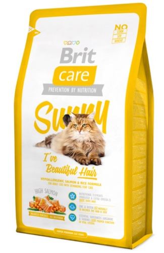 Brit Care Cat Sunny I´ve Beautiful Hair 2 balení 7kg