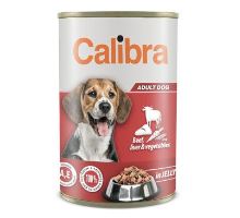 Calibra Dog konz.Beef,liver&amp;veget. in jelly 1240g NEW