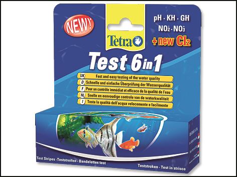 Tetra Test 6 in 1 25ks