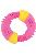 Hračka pes TPR SUNSET kroužek 15cm růžová Zolux
