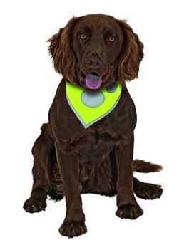 Šátek na krk reflex Safety Dog Žlutý 48-60cm KARLIE