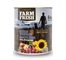 Farm Fresh Dog Venision&amp;Plums+Potatoes konzerva 800g
