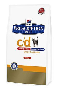 Hill's Feline C/D Dry Urinary Stress Reduced Calorie 4kg