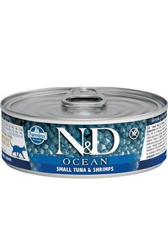 N&D CAT OCEAN Adult Tuna & Shrimps 80g