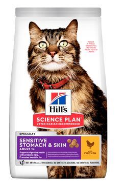 Hill's Feline Dry Adult Sensit.Stomach&Skin Chicken