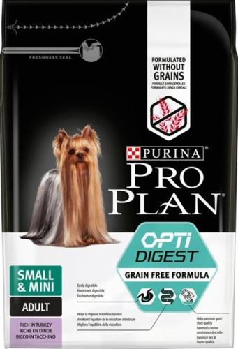 Purina PRO PLAN Dog Adult Small&Mini grain Free krůta 2,5kg