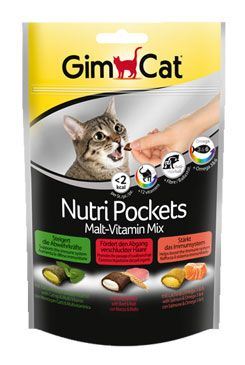 GIMCAT Nutri Pockets malt+vitamin.mix 150g