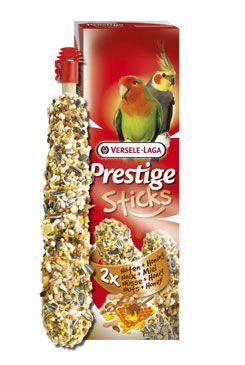 VERSELE-LAGA Prestige Sticks pro papoušky Nuts&Honey 2x70g