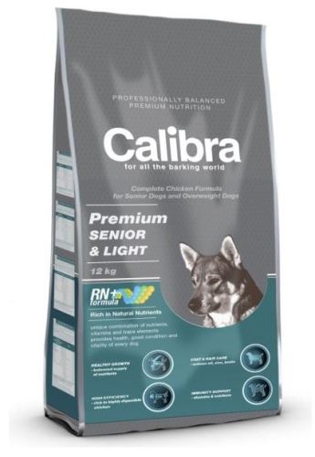 Calibra Premium Senior&Light 2 balení 12kg + DOPRAVA ZDARMA