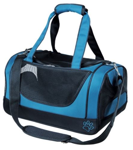 Cestovní síťovaná taška JACOB modro/černá 27x23x42 cm