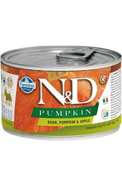 N&D DOG PUMPKIN Adult Boar & Apple Mini 140g