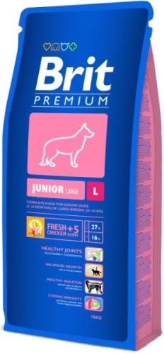 Brit Premium Dog Junior L 15kg krmivo pro psy
