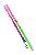 Vodítko nylon CLUB G 10mmx120cm fialovo-zelené FP 1ks