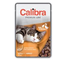 Calibra Cat kapsa Premium Adult Duck &amp; Chicken 100g
