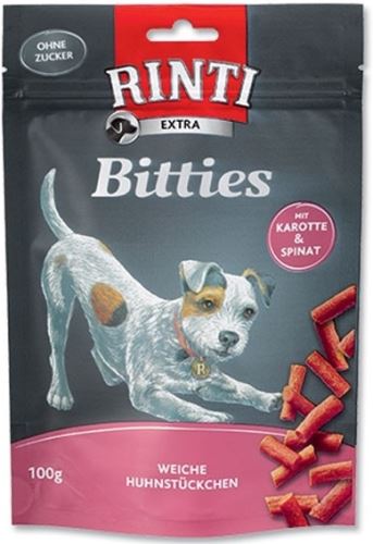 Rinti Dog pochoutka Extra Mini-Bits karotka + špenát 100g