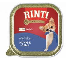 Rinti Dog Gold vanička kuře + husa 100g
