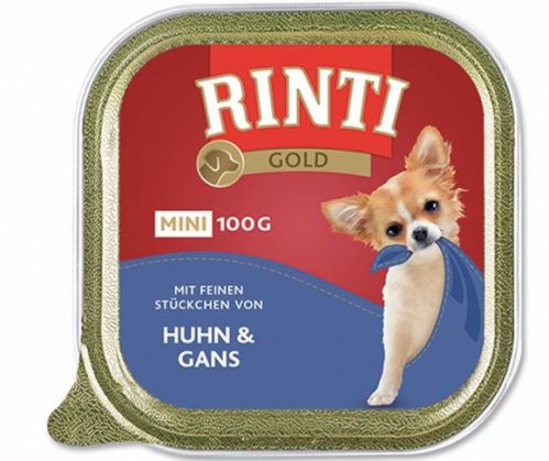 Rinti Dog Gold vanička kuře + husa 100g