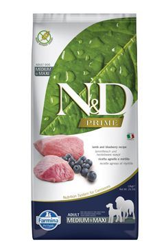 N&D PRIME DOG Adult M/L Lamb & Blueberry 2 balení 12kg