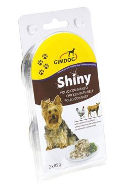 Gimborn konz. ShinyDog kuře/hovězí 2x85g