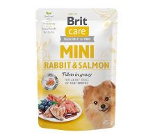 Brit Care Dog Mini Rabbit&amp;Salmon fillets in gravy 85g