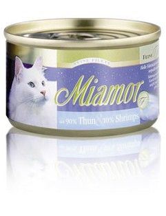 Miamor Cat Filet konzerva tuňák+krevety 100g