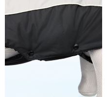Zimní obleček MARNE černý, s průvlekem na vodítko TRIXIE M 45 cm