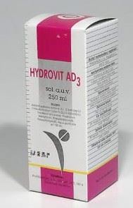 Vyřazeno Hydrovit AD3 sol 250ml