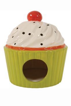Vyřazeno Vyřazeno Domek pro hlodavce Cup Cake zelená 13x13x14cm