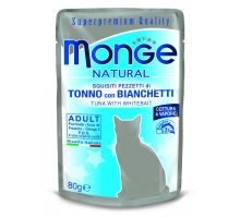 Monge Natural kapsička tuňák v želé se sleděm pro kočky 80g