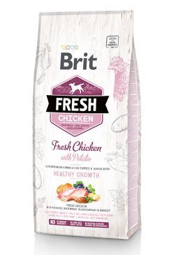 Brit Fresh Dog Chicken&Potato Puppy Healthy Growth