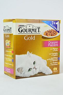 Gourmet Gold konzerva kočka grilované kousky Mix Multi 7x85g